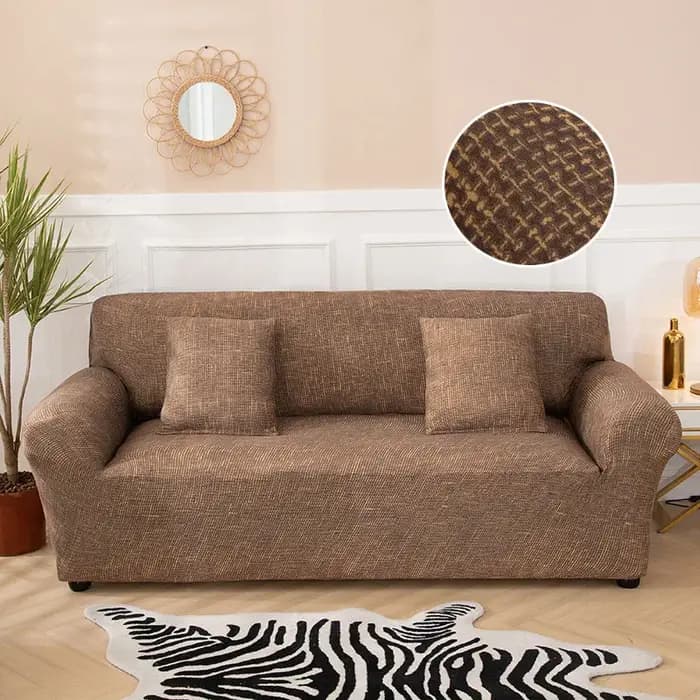 Housse de protection extensible pour canapé et fauteuil 1/2/3/4 places, pour salon, style moderne, c