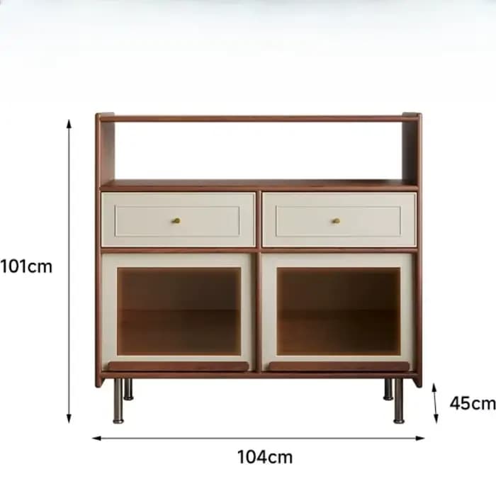 Meubles de rangement d'angle de luxe en bois massif, style Bauhaus cannelé, pour cave à vin et divertissement, mobilier nordique