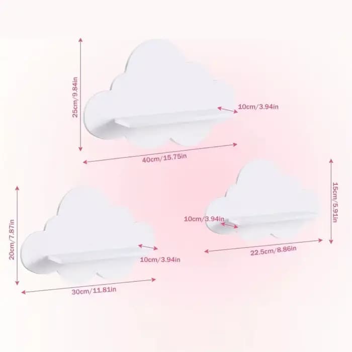 Étagères flottantes mignonnes