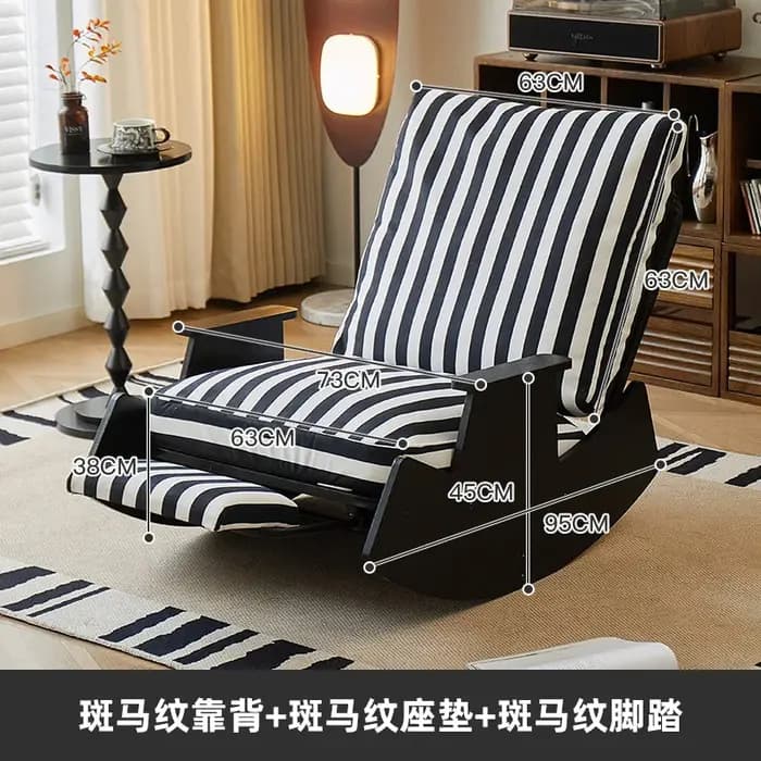 Fauteuil à bascule confortable pour adultes