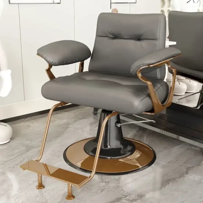Organisateur chaise de barbier ergonomique fauteuil de salon de coiffure moderne