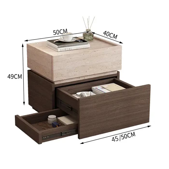 Table de chevet moderne de rangement