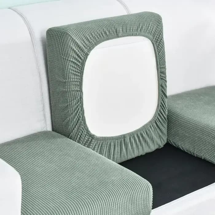 Housse de coussin de siège de canapé en polaire