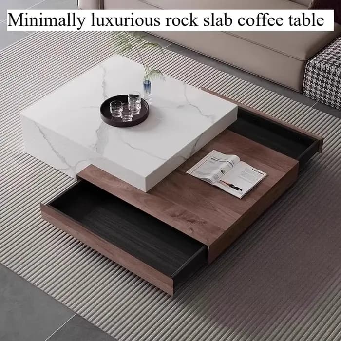 Table basse décorative réglable