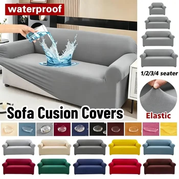 1 Housse de canapé imperméable et antidérapante pour salon