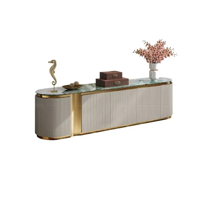 Meuble de télévision moderne européen délicatesse nordique luxe qualité Console