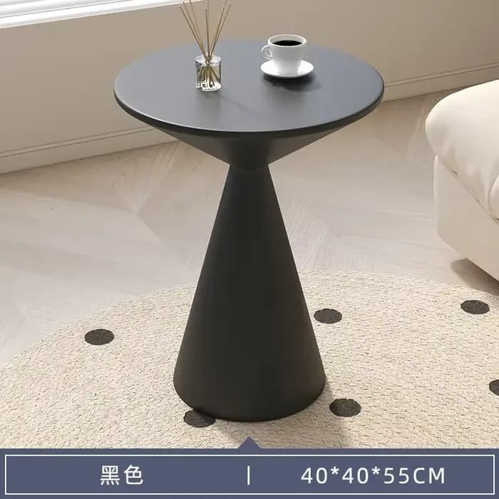 Table basse ronde, Table d'appoint pour salon, petit canapé, buffet, chambre à coucher, hôtel, Table