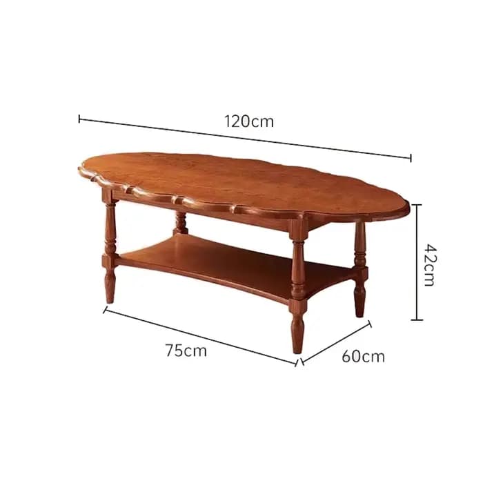 Tables basses classiques européennes Vintage à la mode multifonction rangement