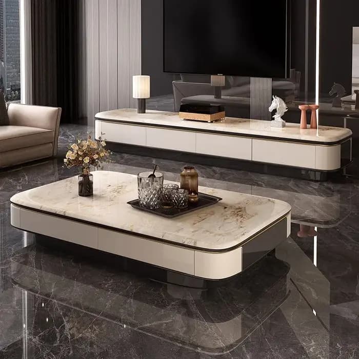 Table basse Design au sol