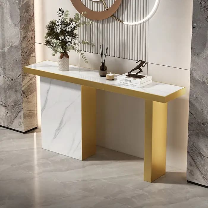 Tables de Console italiennes de luxe Design en métal