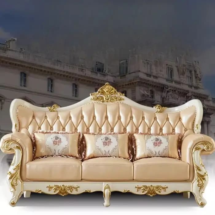 Accoudoir fille classique canapé adultes salon luxe relaxant jeu