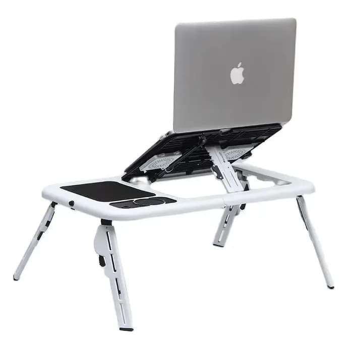 Support de bureau multifonctionnel pour ordinateur portable, table pliable avec refroidissement USB