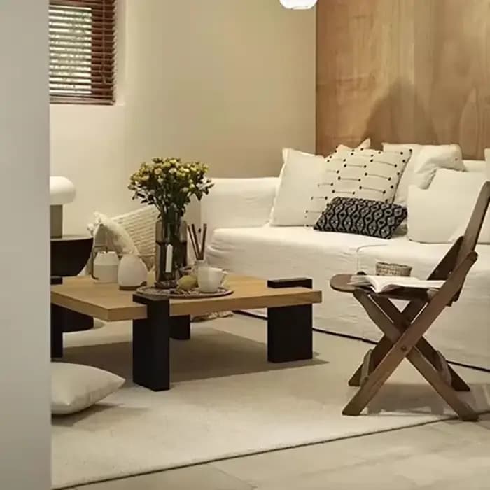 Tables basses carrées de qualité en bois