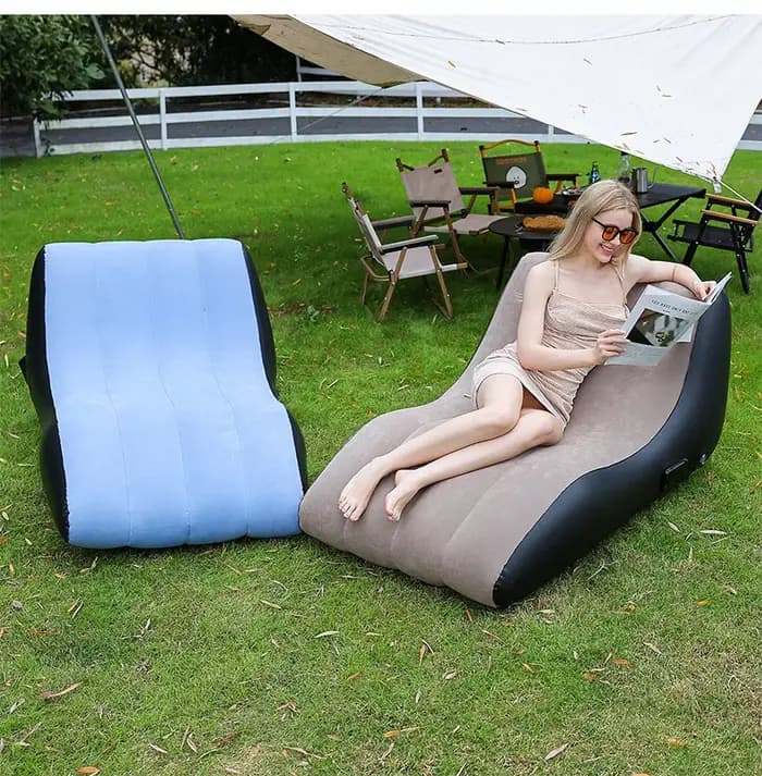 Chaise longue gonflable