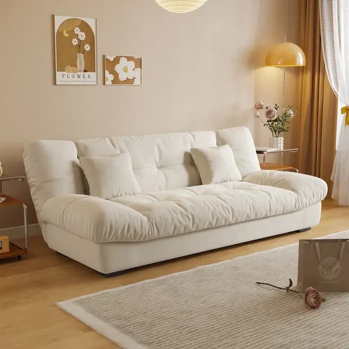 Canapés d'art inclinables confortables Design dormir recevoir canapés doux Simple Double Relax Naroz