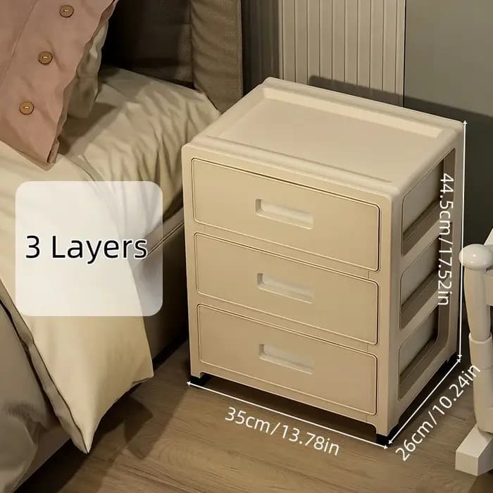Armoire de rangement de grande capacité avec roulettes