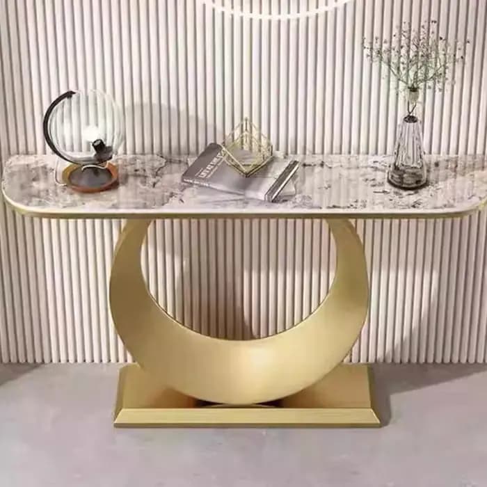 Table console de Style Glam italien minimaliste gain de place
