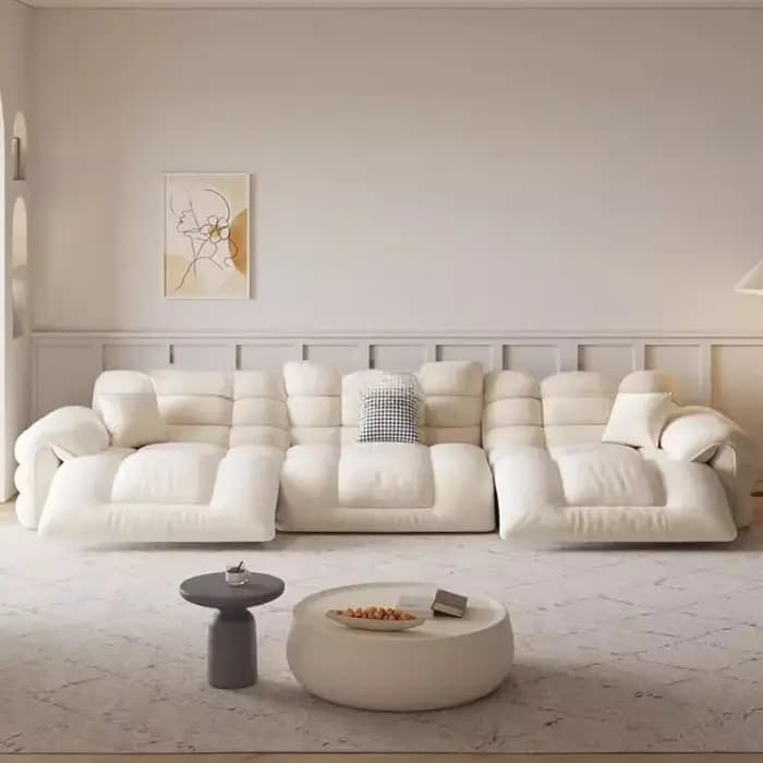 Canapé italien confortable design coussin appartement canapés doux élégant relaxant Muebles Para Habitacion accessoires pour la maison