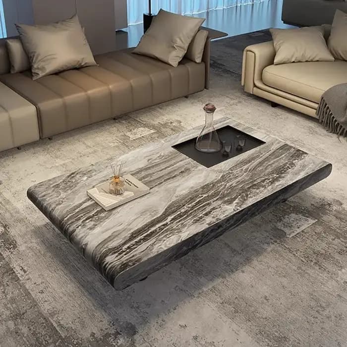 Beauté luxe Table basse Simple moderne gain De place Tables basses nordique à la mode Mesa De Centro Sala meubles De maison