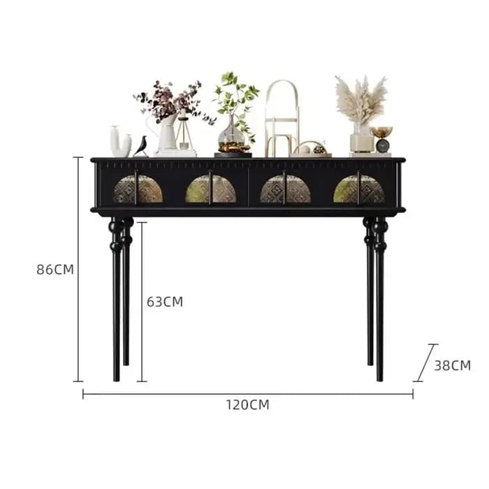 Table d'angle de luxe moderne salon Design Vintage Style Console Tables entrée Simple