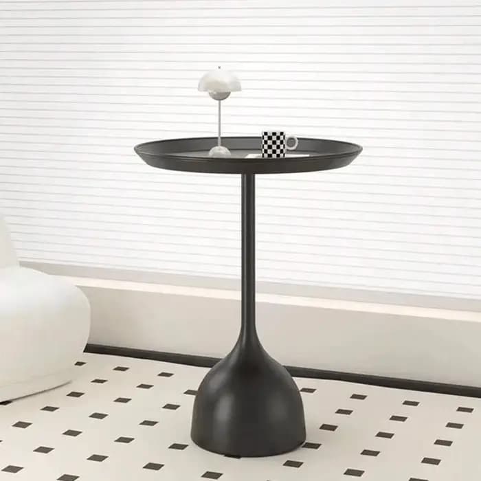 Table basse de Style nordique, Table d'appoint mobile, Table d'appoint de canapé, petite Table ronde