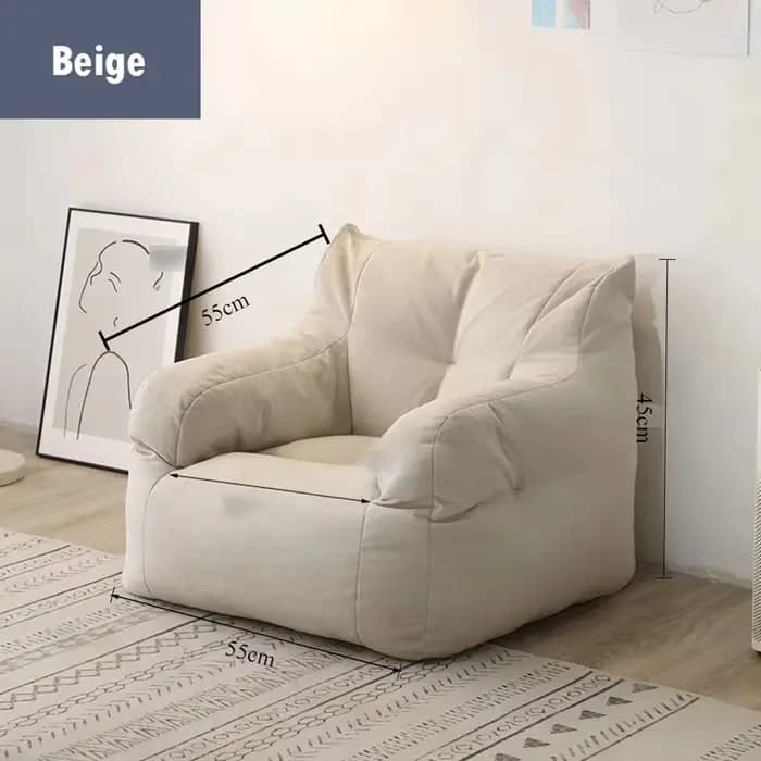 Double Lazyboy pouf canapé Double siège inclinable doux confortable canapé balcon chambre lavable ti