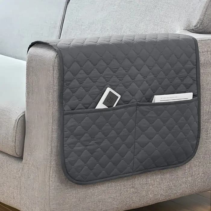 Housse d'accoudoir de canapé imperméable 50x110cm