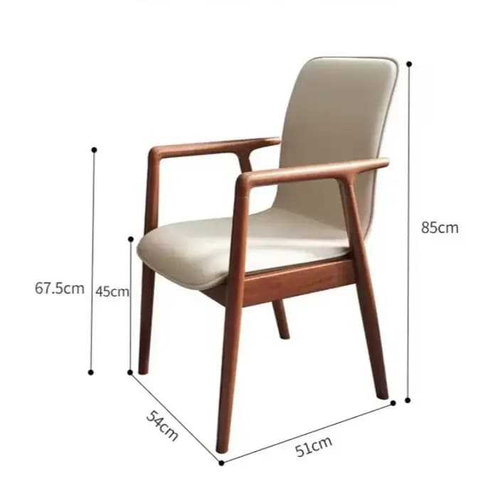 Chaises de salle à manger nordiques de style Century