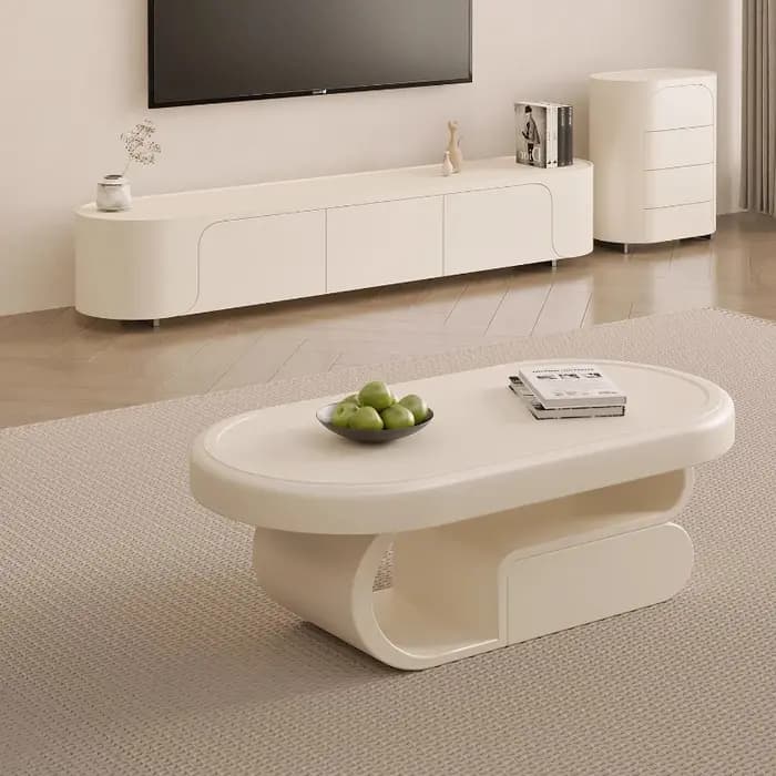 Table basse de rangement à couverture rigide