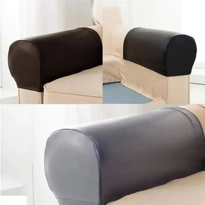 Housses de protection élastiques pour accoudoirs de canapé