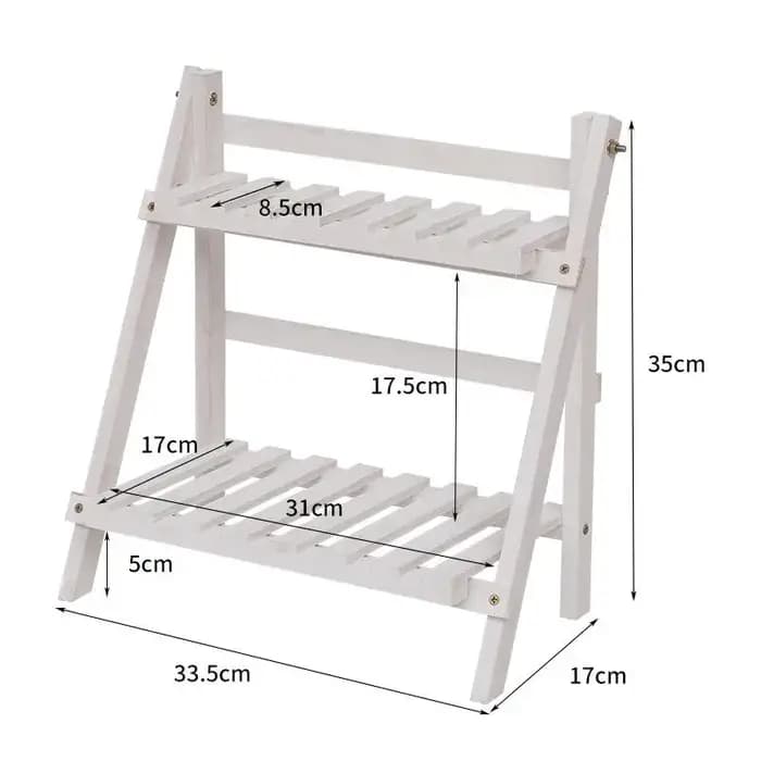 Étagère de rangement de bureau en bois à 2 niveaux, étagère de rangement de bureau pliable, organisa
