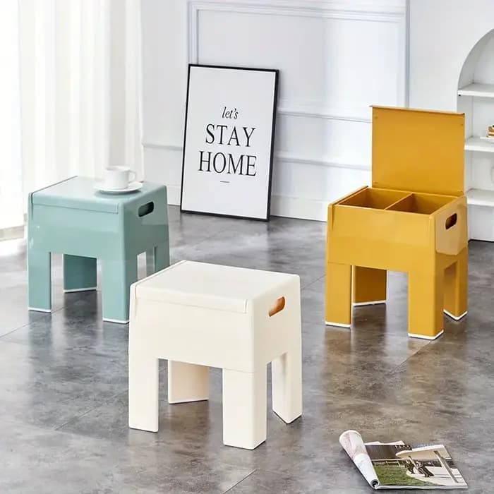 Petit tabouret de ménage, tabouret bas moderne et Simple, rangement à domicile, tabouret à langer, p