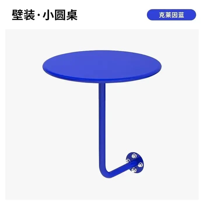 Petite table ronde murale, table d'appoint murale, table de café pour pâtisserie, style industriel m