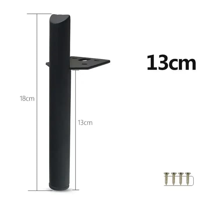 1 pièces 13/15/18/20cm pieds pour meubles en métal canapé meuble TV pieds salle de bain armoire lit