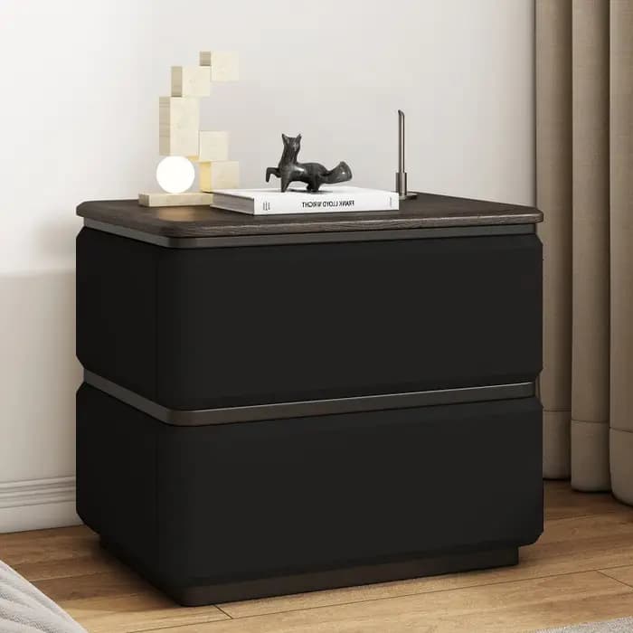 Tables de chevet de rangement pour chambre à coucher, design créatif et raffiné, style italien simpl