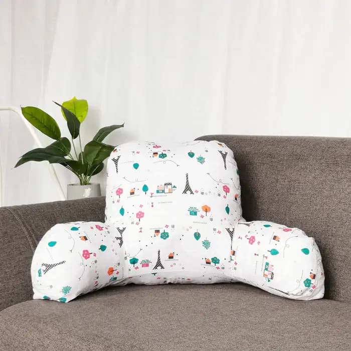 Coussin Boho en Mélange Chaud avec Accoudoirs