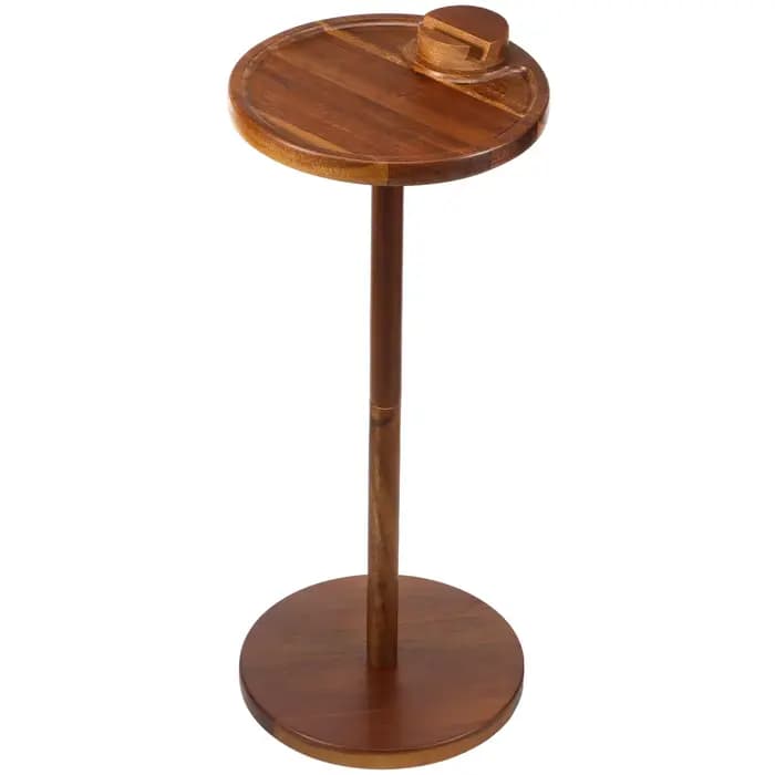 Mini table d'appoint en bois élégante