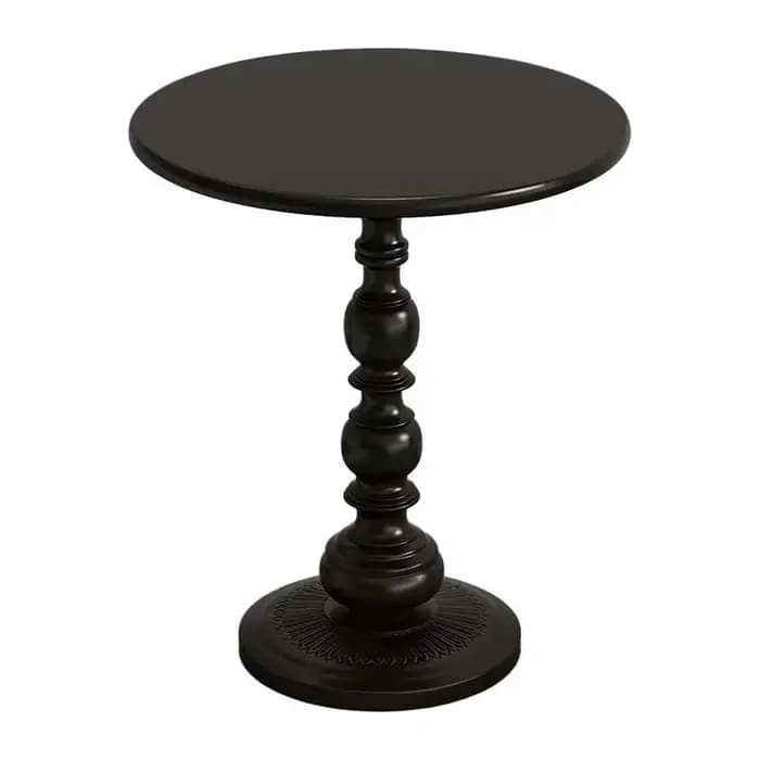 Petite table ronde en fer nordique