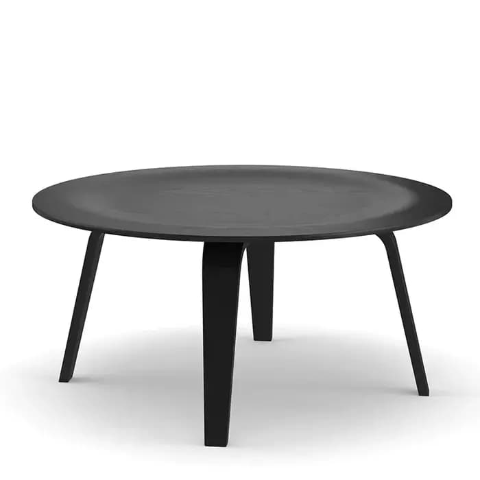 Table basse ronde design chaud petit appartement bois massif salon simplicité modernité personnalité créativité