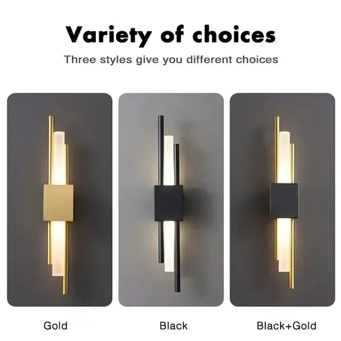 Mur LED lampe éclairage intérieur salle de bain appliques murales luminaire salon couloir chambre décoration nordique
