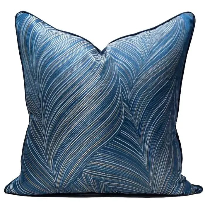 Juste de coussin Jacquard de luxe léger