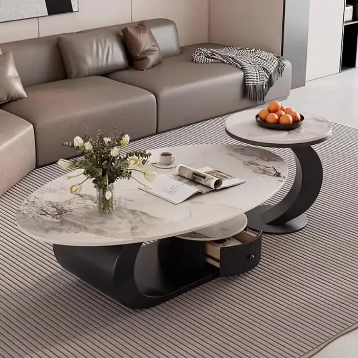 Table basse de style nordique