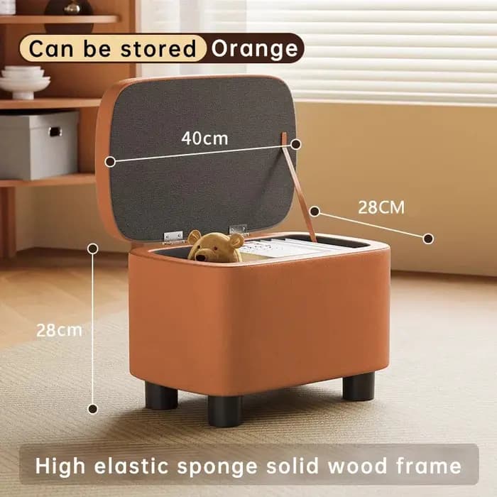 Moderne Simple organisateur tabouret poufs créatif ménage confortable canapé rembourré salon