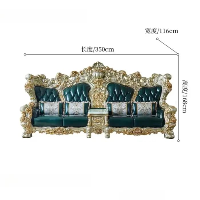 Ensemble de canapés de luxe européen et américain 1