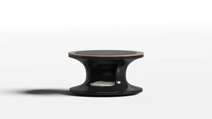 Table basse avec grotte pour animaux de compagnie, petit espace, canapé minimaliste créatif, Table d