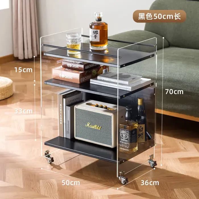 Table basse mobile moderne avec plateau