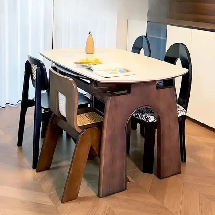 Table à manger en bois de Style français
