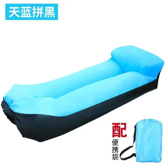 Canapé gonflable portable d'extérieur, chaise longue gonflable d'extérieur, chaise gonflable, sac de