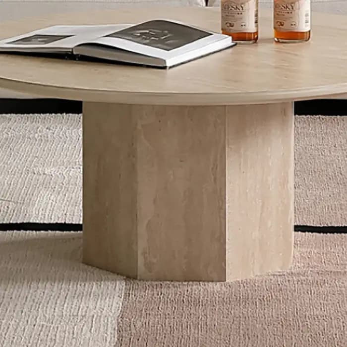 Table basse ronde esthétique Premium à la mode luxe