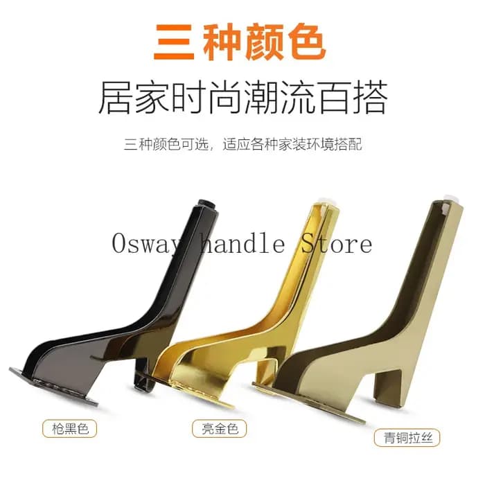 Pieds de meubles en métal de 15/18cm, 4 pièces, pieds de rechange pour canapé, meuble TV de luxe, me